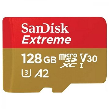 Карта пам'яті SanDisk microSDXC Extreme 128GB UHS-I (SDSQXAA-128G-GN6MA) фото